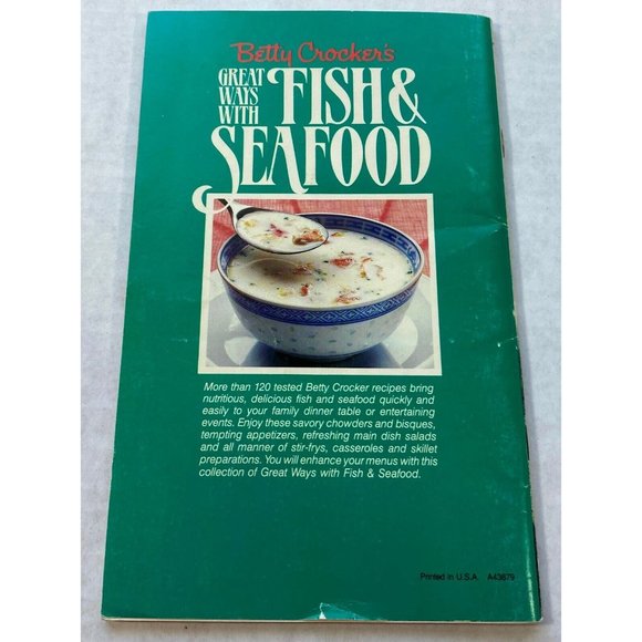 Betty Crocker Great Ways with Fish and Seafood Recipe Booklet Cookbook 1985 Vtg - Picture 4 of 9